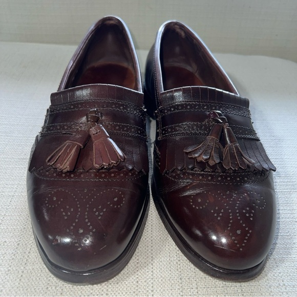 Allen Edmonds Brown “Bridgeton” Slip On Kiltie Tassel Loafer Size 9.5D - Picture 3 of 12